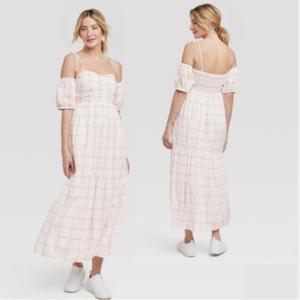 Women's Pink Striped Dress